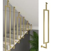 Mandrini regolabili per scale in pendenza, colonnina universale in metallo con base a 270°, previene la caduta