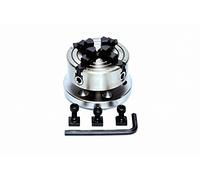 Mandrino a 4 ganasce piccolo indipendente da 70 mm con piastra posteriore per tavole rotanti da 3" e 4"