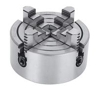 Mandrino a 4 Griffe da 125 Mm, Ampio Campo di Serraggio, Funzionamento, Strumento di Bloccaggio per Fresatrice CNC, Materiale in Ghisa, 3000 Giri/min, per Foratrice e Fresatrice