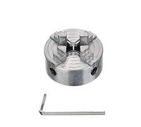 Mandrino a 4 griffe Z011a, for metallo M12x1mm Mini tornio con filettatura 1.8 Accessori 56mm / 12 65 65mm Mini Rim Accessori for tornio (Size : 4 JAW CHUCK)