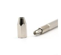 Mandrino a mano con morsa a doppia estremità con set di punte da trapano da 10 pezzi (1,0-3,0 mm, 2 di ciascuno) per riparazione di gioielli, orologeria, PCB e lavori artigianali - Co