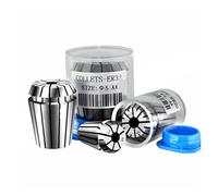 Mandrino a molla Mandrino a pinza elastica ER11 ER16 ER20 ER25 ER32 ER Precisione 0,005 mm,008 for portautensili for fresatura CNC for macchina for incisione(Silver 0.008,ER32-19mm)