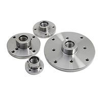 Mandrino a piastra frontale per tornio legno, 50-150 mm con M33 x 3,5, 1 pollice x 8 TPI, filettatura M18 x 2,5 per tornitura del legno, compatibile con la maggior parte dei modelli di tornio