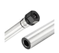 Mandrino a pinza con prolunga a gambo diritto C6 C8 C10 C12 C16 C20 C25 C32 ER8 ER11 ER16 ER20 ER25 ER32 ER Collet Chuck Asta di prolunga staffa portautensile pinza(0.005,C12-ER11A-100L)