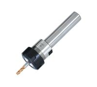 Mandrino a pinza con prolunga a gambo diritto C6 C8 ER8 ER11 ER16 Asta di prolunga di piccolo diametro Mandrino motore a codolo parallelo Porta taglierina ER 100L(M Nut,C10-ER8-150L)