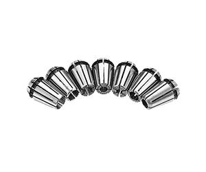 Mandrino a pinza ER11 da 1 a 7 mm, 7 pezzi, pinze a molla con asta di estensione per supporto albero motore ER11A da 5 mm