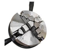 Mandrino a tre griffe 1 pezzo K01-50 63 80 Mini mandrino for tornio a 3 griffe con filettatura di montaggio, asta filettata, utensile autocentrante(K01-50)