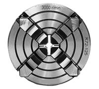 Mandrino a tre griffe a 4 3-10 pollici Tornio Griffe reversibili indipendenti K72-80/100/125/160/200/250 Utensile Fresatura Lavorazione del legno(K72-125)