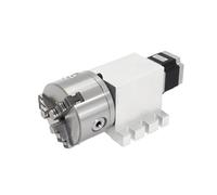 Mandrino a tre griffe K11-100mm con rotazione del quarto asse 50:1/100:1, riduttore armonico senza gioco e contropunta da 65mm(100-1)