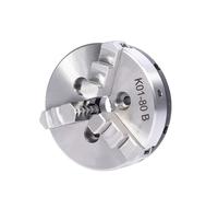Mandrino a tre griffe Mandrino for tornio K01-50 a tre griffe M14*1, biella for mini utensili in metallo fai da te autocentranti K01-50/63/80/100(10mm)