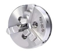 Mandrino a tre griffe Mandrino for tornio K01-80B 80 mm 3" 3 griffe manuale mini autocentrante reversibile for CNC