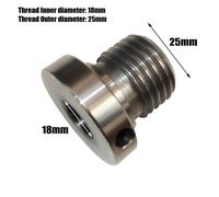 Mandrino Adattatore Mandrino Tornio 1Pc 25mm Per 18mm Diametro Interno: 18mm /