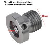 Mandrino Adattatore Mandrino Tornio 1Pc 25mm Per 18mm Diametro Interno: 18mm /