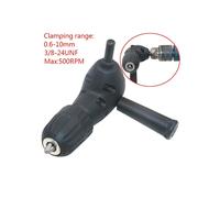 MANDRINO ANGOLARE 90° ACCESSORIO PER TRAPANO A CREMAGLIERA 0,6 - 10 MM