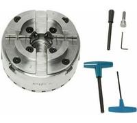 Mandrino autocentrante 100 mm a 4 griffe per tornio da legno Fervi 1" - 8 TPI