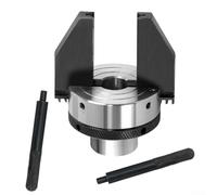 Mandrino autocentrante a 2 ganasce da 2 pollici per foratura a penna per tornio in legno - Morsetto quadrato con filettatura da 2,5 cm x8TPI da 8-23 mm