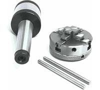 Mandrino autocentrante a 4 ganasce 65MM con filettatura centrale girevole MT 2 14X1
