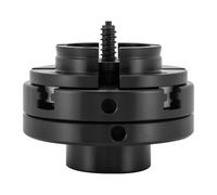 Mandrino autocentrante a quattro ganasce, mandrino a 4 ganasce per tornio, campo di serraggio 39-76 mm, precisione 0,3 mm, filettatura M18, per lavorazione del legno e del metallo, con accessori