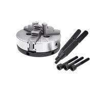 Mandrino autocentrante, Mandrino autocentrante M14x1 for tornio fai da te for metallo e legno a 3 e 4 griffe K01 K02, dimensioni 6-15 mm(K02-63)