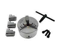 Mandrino autocentrante, Mandrino autocentrante manuale a 3 griffe in metallo K11-100 con griffe e accessori