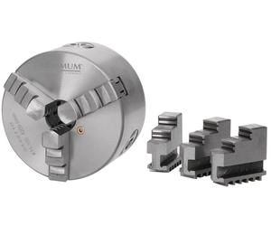 MANDRINO AUTOCENTRANTE PER TORNIO 100 MM 100MM 3 + 3 GRIFFE REVERSIBILI OPTIMUM
