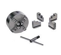 Mandrino autocentrante per tornio 4+4 griffe Ø 100mm