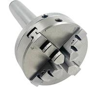 Mandrino autocentrante per tornio da 65 mm, 4 ganasce, codolo MT3, M14, mini mandrino da 6,3 cm, Amz673
