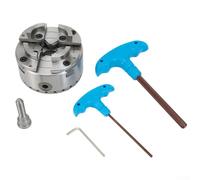 Mandrino autocentrante per tornio Kp96-B a 4 ganasce da 4 pollici con filettatura M33 Chiave da 2,5 mm Mandrino Od da 96 mm per macchine per la lavorazione del legno