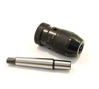MANDRINO AUTOSERRANTE 1-16 mm CON ATTACCO CONICO B16 + ADATTATORE MT2 PER TORNIO