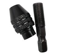 Mandrino autoserrante a cambio rapido multiuso, attacco esagonale universale da 1/4 pollici, ricambio mandrino mini convertitore da 0.3-3.2mm, codolo corto 43mm