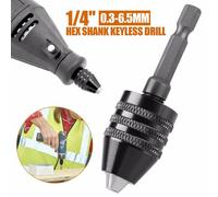 Mandrino autoserrante con attacco rapido a codolo esagonale da 1/4"