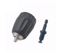 Mandrino autoserrante da 0,8-10 mm 3/8-24UNF Supporto for trapano a sgancio rapido con filettatura SDS-Plus Chiave quadrata esagonale da 1/4" (Color : Chuck and Hex Shank)