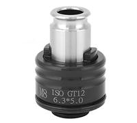 Mandrino Autoserrante ISO-GT12 per Maschi M6 M8 M10 M12, Portamaschio per Macchine Utensili, Perforatrici e Trapani Elettrici - Adatto per Lavorazioni di Filettatura Precisa (M8)