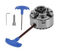 Mandrino Autoserrante KP96E, Set Mandrini Per Tornio 1/8", Precisione 0,03mm, 4 Ganasce - Alta Di Serraggio, Design Autocentrante, Per Lavori In Legno E Officine