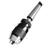 Mandrino autoserrante per morse Taper MT2 con gambo R8 | Capacità da B10 a B22 | Mandrino per tornio a 3 ganasce senza chiave per fresatrice CNC trapano a pressa (asta B18 MT2 da 1-16 mm)