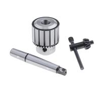Mandrino autoserrante per tornio autoserrante CNC MT2 Arbor Live Center 3-16 mm, argento