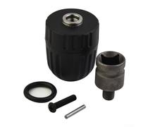 Mandrino autoserrante per trapano 0,8-10 mm con filettatura 3/8-24UNF e adattatore per presa quadrata da 1/2" per trapani elettrici fino a 1050 W