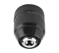 Mandrino autoserrante senza chiave 3 ganasce mandrino for trapano 10mm 13mm due slot trapano a percussione elettrico trapano a mano accessori for mandrino (Color : Black)