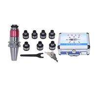 Mandrino BT40 GT12 ER25 Pinze Set per Tapping M3 - M16 - Alta Resistenza e Protezione Anti - Overload per Utensili CNC - Cambio Rapido e Massima Durata per Officine Meccaniche