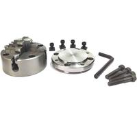 Mandrino da 80 mm per tavola rotante da 3" I 80 mm e 4" I 100 mm e tornio da ...