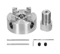 Mandrino del tornio 3 griffe/4 griffe manuale autocentrante bullone di montaggio 3,17 mm/5 mm/8 mm biella for rettifica fresatura tornio per la lavorazione del legno(4 jaws-3.17mm)