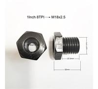 Mandrino del Tornio, Adattatore mandrino da 1pc Tornio 1 8TPI / M33 x 3.5 a M18 x 2.5. Accessori for utensili for l'adattatore di inserimento del mandrino del thread(1inch 8PTI)