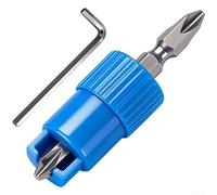 Mandrino di posizionamento a molla di precisione progettato per un fissaggio sicuro della vite e uno scivolamento ridotto durante le attività di fissaggio (blu)