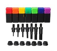 Mandrino filettato di ricambio per rivettatrice compatibile con dadi a mano rivetti misure metriche M5 M6 M8 M10 Materiale metallico con scatola portaoggetti (M8)