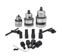 Mandrino for tornio 1 pz JT0 B10 B12 0,6-6 mm 0,3-4 mm 1,5-10 mm Adattatore for mandrino for trapano Biella Albero Manicotto Accoppiamento in acciaio e rame 4/5/6/8/10/12 mm(B10 chuck and 4mm)