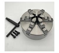 Mandrino for tornio autocentrante a 6 griffe da 200 mm K13-200 - Accessorio for tornio manuale in metallo for lavorazioni di precisione