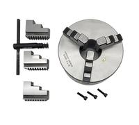 Mandrino for tornio autocentrante da 200 mm K11-200 | Mandrino in metallo di precisione a 3 griffe for la lavorazione e la lavorazione del legno, 1 pz