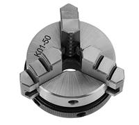Mandrino for tornio in legno a 3/4 ganasce, mandrino manuale da 50 mm 63 mm Accessori for tornio in legno in metallo autocentrante fai-da-te Grandi parti del tornio for mandrino a foro passante (Colo