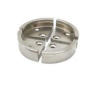 Mandrino for tornio in legno Set di ganasce a perno tondo con gradino placcato for TASP 100mm 4 ganasce, accessori for tornitura del legno Mandrino a scorrimento autocentrante (Size : 1 x Round Jaw)