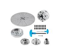 Mandrino for tornio in metallo KP965 a 4 griffe diametro 3,75" con 5 set di ganasce autocentranti for lavorazioni di precisione